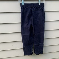 French Toast Boys 3 Pair School Uniform Elastic Back Pants size 6 Tan & Navy