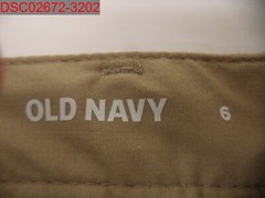 Old Navy Boys Khaki Straight Flex Adjustable Waist Uniform Pants 6 500087473501