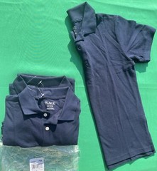 Children’s Place Polo Shirt Boys Size 10/12 Navy School Uniform Short Sleeve