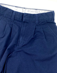 School Uniform Shorts Size 14 Slim Boys Children Kids Pockets Navy Blue