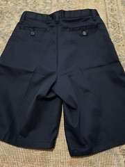Boys Authentic Galaxy School Uniform Navy Shorts Size 14