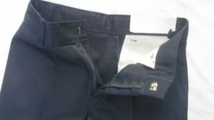 Boys Navy Perma Press Adjustable Waist Uniform Pants Made In The USA Size 10