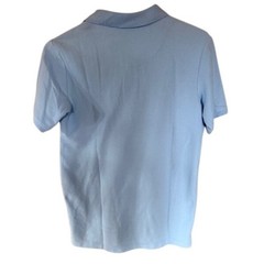 Nautica School Uniform Polo Shirt Youth L 14/16 Husky Light Blue