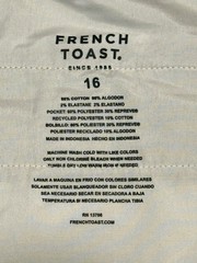 French Toast Boys 16 Khaki Uniform Pants Straight Leg School Chino Classic EUC
