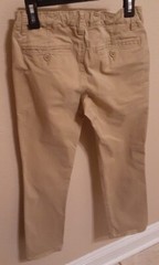 – L@@K – Boys Gap Kids Khaki School Uniform Pants Sz 10 Regular w/Adj Waist –