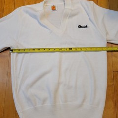 Vintage A+ BY Sai School Apparel White Knit Sweater Size Small FENWICK Unisex