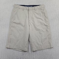 French Toast Uniform Shorts Boys 16 Beige W28 Flat Front School Polyester