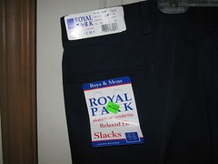 Royal Park Navy Blue School Uniform Pants in Mens Size 48 — New