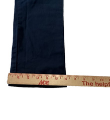 Crewcuts Boy’s Navy Blue School Uniform Chino Pants Size 12 Flat Front-EUC!