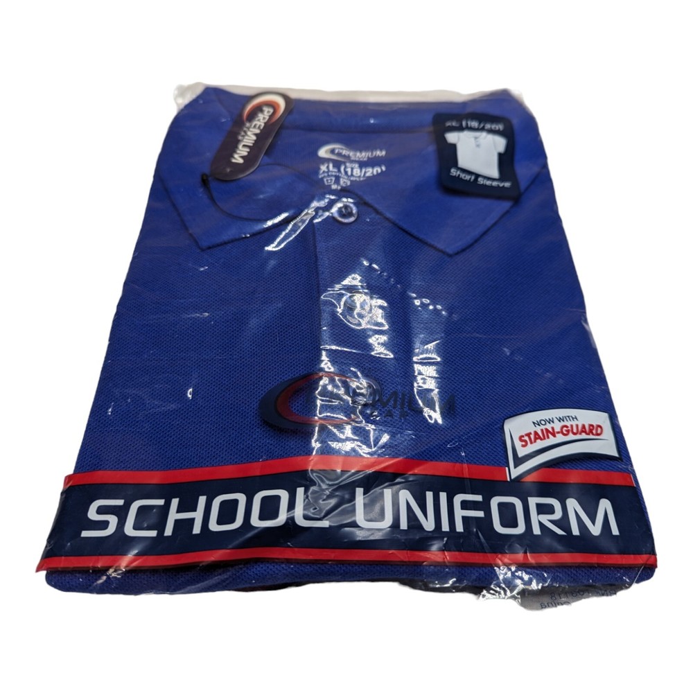 PREMIUM WEAR Dark Blue Polo School Uniform Shirt