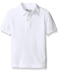Nautica Boys Little School Uniform Pique Polo Short Sleeve Size L 7