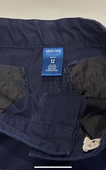 Highland Outfitters School Uniform Navy Blue Shorts Boys Size 12