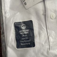 NWT Izod Boys Sz 8 White Uniform Performance Polo Shirts Moisture Wicking