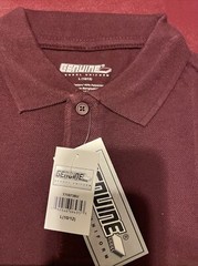 boys uniform shirts Short Sleeve Burgundy Color Size. L-10/12