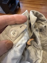 Cat & Jack Boys Youth 7 Khaki Flat Front School Uniform Chino Shorts