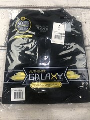 4 Galaxy School Uniform Short Sleeve Polos – Burgundy – Blue -Black -Gray Sz M