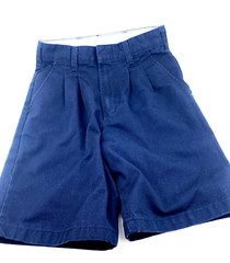 School Uniform Shorts Size 14 Slim Boys Children Kids Pockets Navy Blue