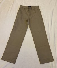 3 Pair Izod 30×32 Khaki/chino Flat Front Pants. School Uniform. One Spot See Pic
