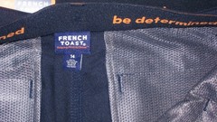 NWT – Lot 2-pk Boys Sz 14 French Toast Uniform Stretch Performance Navy Shorts