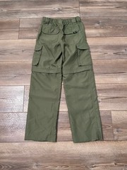 Boy Scouts Of America Boys YS Olive Green Uniform Cargo Convertible