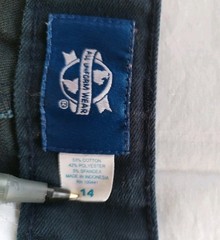 H&M Uniform Wear Boys Uniform Shorts Size 14 Solid Button Closure (260419-10)