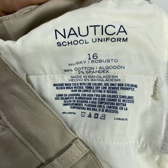 Nautica Uniform Khakis Formal Pants Boys Youth Size 16 Husky Basic New
