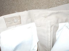 Real School Uniform Boys Khaki Pants Sz 5 Flat Front Pockets Adjustable Waist