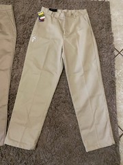 Set of 3 ~ NWT Authentic Galaxy School Uniform Boys Size 20 Pants Tan Pockets