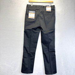 NWT Smith’s Boys Uniform Pants Youth Size 20 Black Flat Front Adjustable Waist