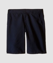 $66 Nautica Kids Boy’s Blue Flat Front Performance Uniform Shorts Size 4 Slim