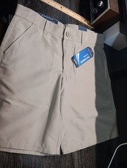 Nautica Boys School Uniform 10 Regular Khaki Adjustable Waist