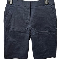 IZOD girls Navy Blue School Uniform Bermuda Shorts Slim Fit Size 16 Slim NEW