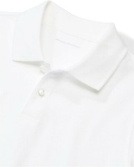 4pack Essentials Boys Uniform Short-Sleeve Pique Polo Shirts White size small