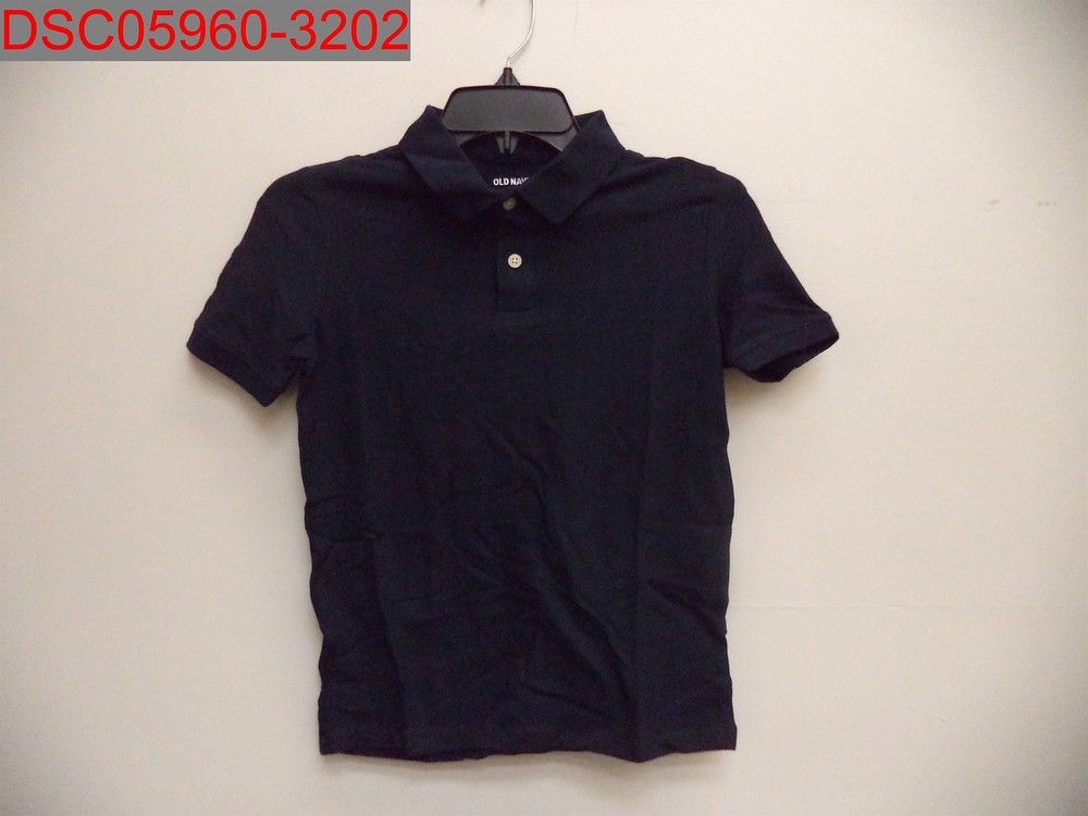 NWT – Old Navy Boys Ink Blue 5 Pack Polo Uniform Shirts, Size M