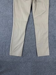 Wonder Nation School Uniform Chino Pants Boys 16 Beige Flat Front Pockets NWT