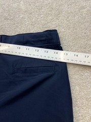 IZOD Uniform Shorts Boys 16 Blue Approved Schoolwear Twill 9″ Inseam Flat Front