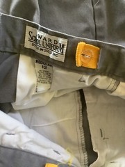 Award School Uniform Gray Shorts Flat Front Size 12 Regular Boy Cotton Blend