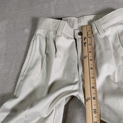 Chaps Pants Boys 12 Slim Cement Pleated Front Adjustable Waist School Uniform