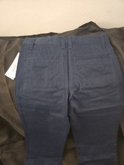 NWT CAT & JACK SCHOOL UNIFORM PANTS SIZE 8 DARK BLUE ( HUSKY)