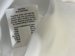 George Boys Cotton Blend White Long Sleeve Collar Oxford School Uniform Shirt S
