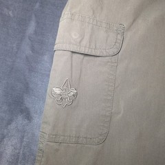 Boy Scouts of America Uniform Shorts Youth Size 18 Army Green Cargo Utility
