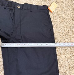 French Toast Boys Uniform Flat Front Shorts Husky Black Size 16