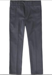 Premium Authentic Schoolwear and Uniforms Gray Flat Front Pants Size 10 FreeShip