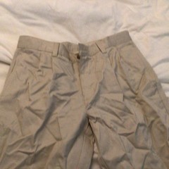 Chaps Pants Boys 18 Slim Khaki School Uniform Adjustable Waist Playground Tough