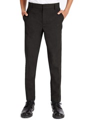 Boys Quality*-*REGULAR slim FIT SLIM LEG*Trouser*ELASTICATED waist 8-13yrs-NEW