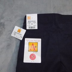 A+School Apparel Shorts Boy 8 Regular Navy Blue Pleated Adjustable Waist Uniform