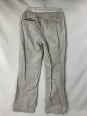 Cherokee Size 16 Cotton Boys Beige Pants Adjustable Waist Pockets – lot 2 styles