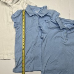 Lot of 3 Childrens Polo Shirts School Uniforms Sizes 6/7 and 7/8 Cat&Jack/Place