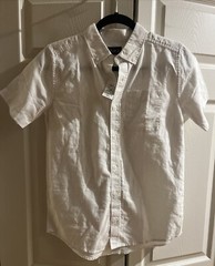 The Children’s Place Boy’s Uniform Button Up, White, XXL (16), 889705335088
