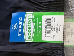 New Classroom Uniform Shorts Size 7 Youth